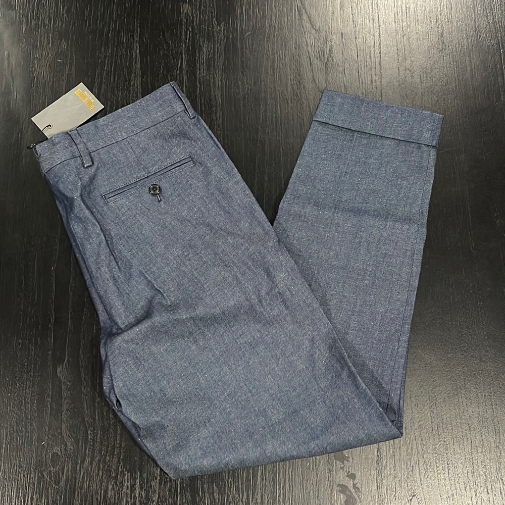 Todd Snyder Italian denim Madison suit pant in indigo - Picture 1 of 5